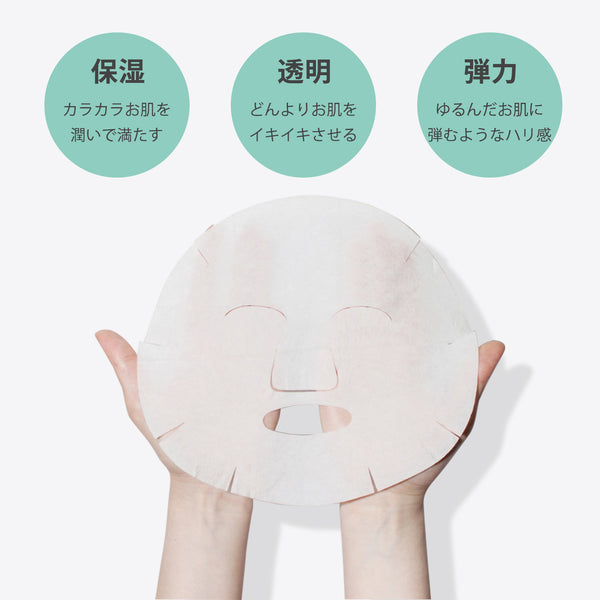 3x Hyaluronic Acid CICA Weekly Face Mask Pack 7 Sheets [CC001-B-100] - Mitomo 