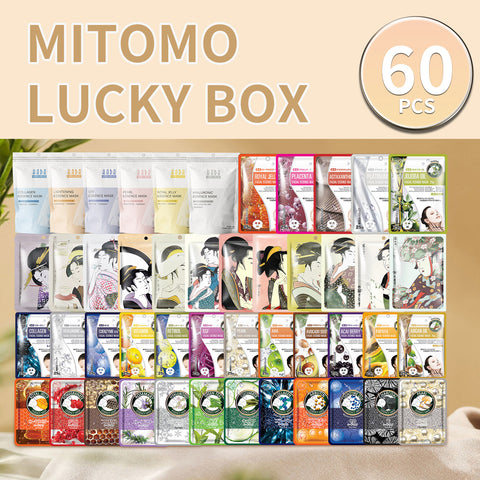 MITOMO HS Combo Magic Box Skincare Beauty Face Mask Sheet set -Made in Japan- 60 pcs [LBHS000060] - Mitomo 