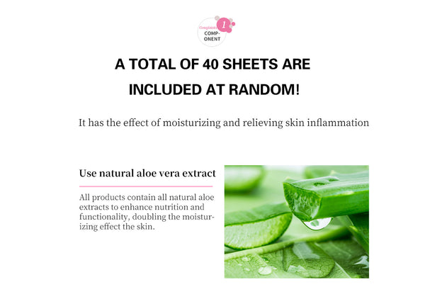 [LBMG000040] MITOMO MG Lucky Box Skincare Beauty Face Mask Sheet set -Made in Japan- Type:7 SKU- 40 pcs - Mitomo 