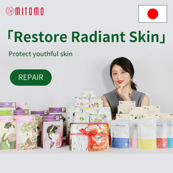 [LBMG000050] MITOMO MG Combo Magic Box Skincare Beauty Face Mask Sheet set -Made in Japan- 50 pcs - Mitomo 