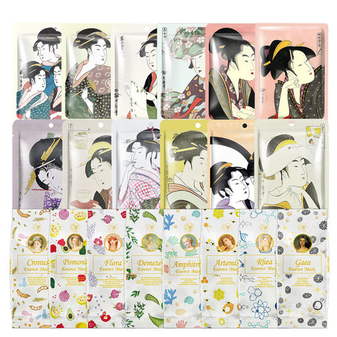 [LBPRMG030] MITOMO MG Lucky Box Skincare Beauty Face Mask Sheet set -Made in Japan- Type:12 SKU- 30 pcs - Mitomo 