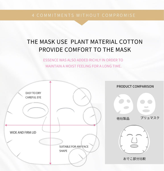 [LBPRMG060] MITOMO MG Individual Magic Box Skincare Beauty Face Mask Sheet set -Made in Japan- 60 pcs - Mitomo 