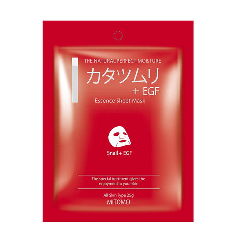 Mitomo Snail + EGF Regeneration Facial Essence Mask MC001-A-0 - Mitomo 