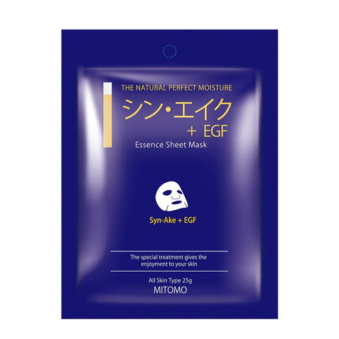 Mitomo Syn-Ake + EGF Snowing Facial Essence Mask MC001-A-3 - Mitomo 