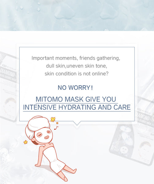 MITOMO Natural 512 Diamond Facial Essence Mask [MTSS00512-D-0] - Mitomo 