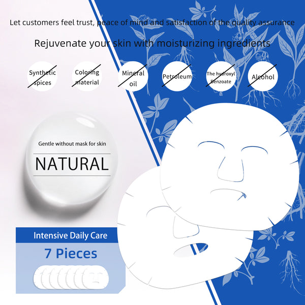 3x Hyaluronic Acid SICON Weekly Face Mask Pack 7 Sheets [SI001-B-100] - Mitomo 