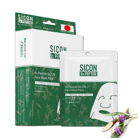 5x Peptide SICON Face Mask Pack [SISS00001-C-027] - Mitomo 